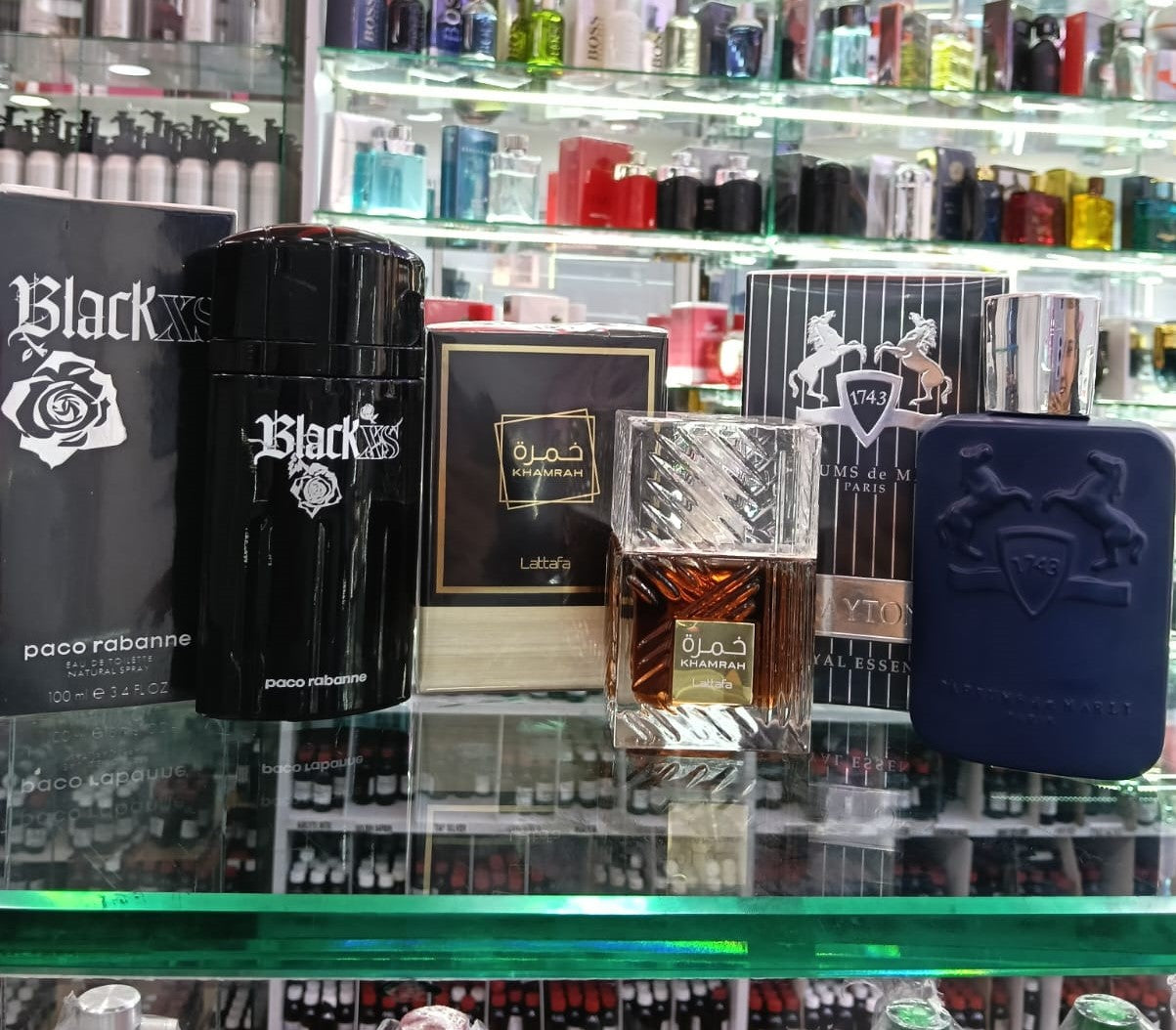 Lleva 3 Fragancias de Lujo al Mejor Precio! Black xs, Khamrah y Layton (puedes elegir tus favoritas)