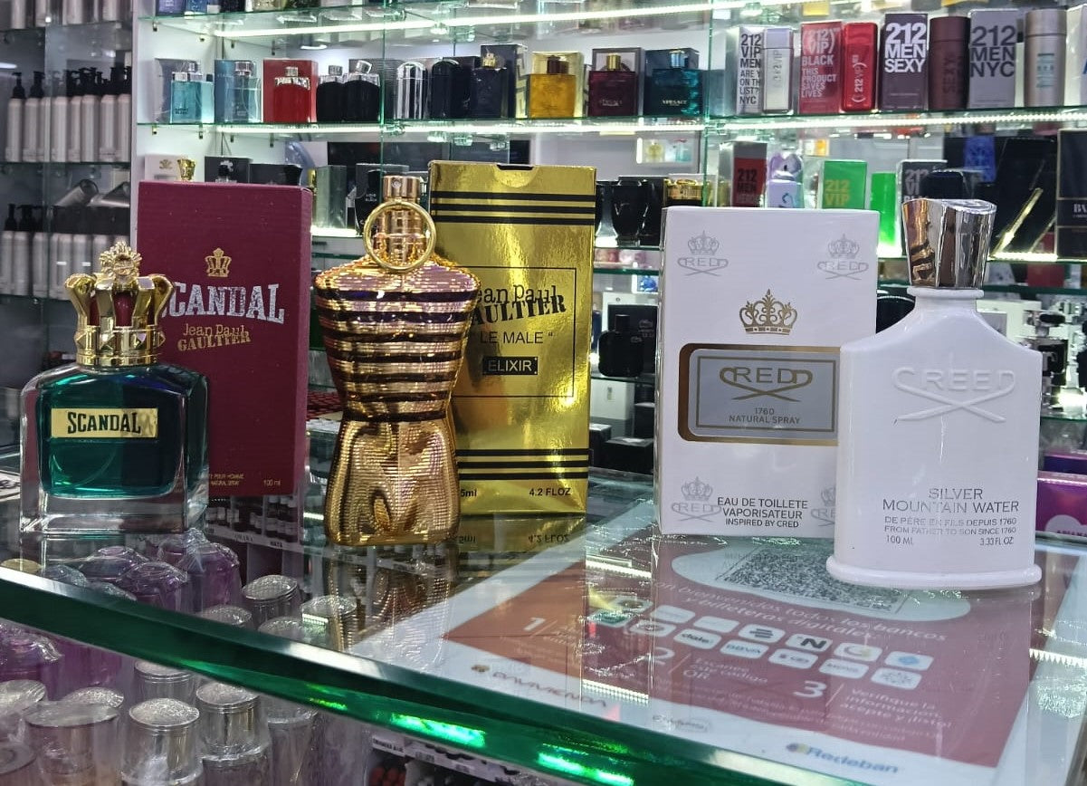 Lleva 3 Fragancias de Lujo al Mejor Precio! Scandal, Le Male Elixir y Creed silver (puedes elegir tus favoritas)